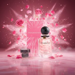 ROSANOVA<BR>EAU DE TOILETTE FOR WOMEN<BR>SOLID PERFUME JAR